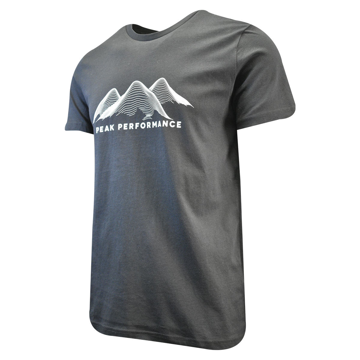 Peak Performance Men's T-Shirt Black Mountain Waves S/S Tee (S07)
