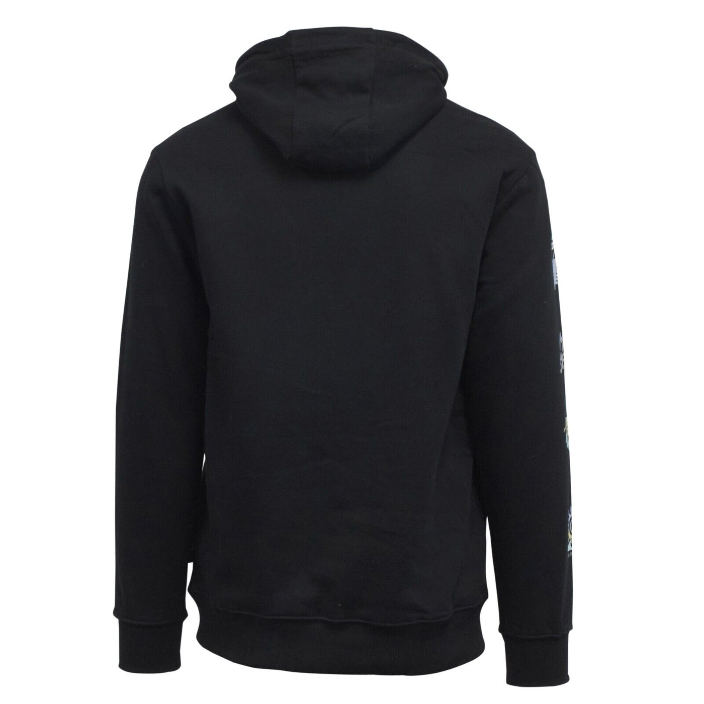 Quiksilver Men's Black Mystic Sessions Pull Over Hoodie (S05)