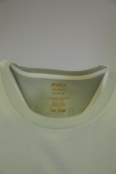 RVCA Men's Ice Green Balance Of Opposites Sleeveless Tank Top (S02)