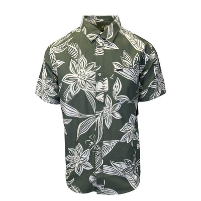 O'Neill Men's Shirt Shoreside Short Sleeve Printed Flowers Shirt