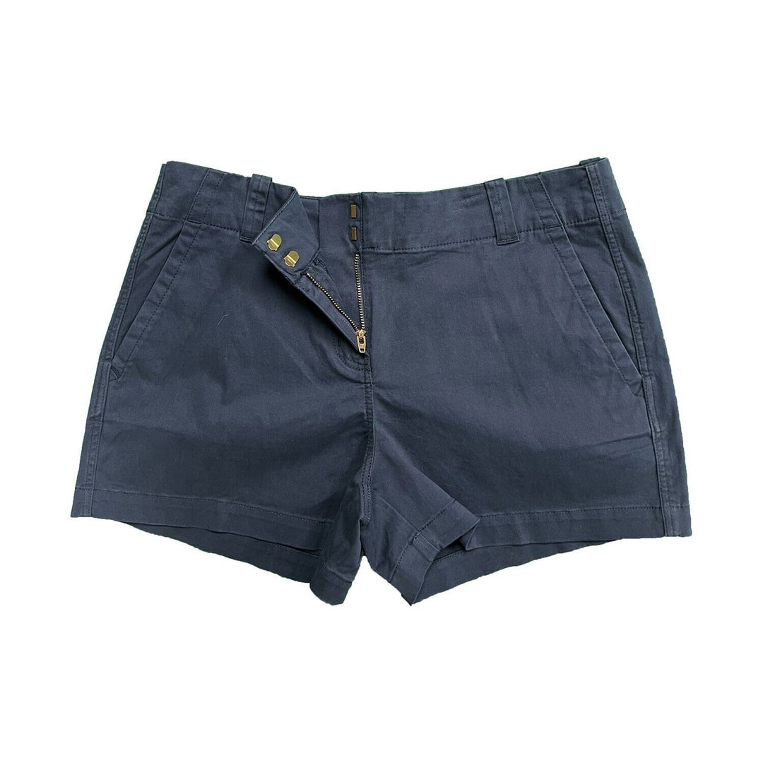 Vineyard Vines Women's Blue Blazer Shorts Everyday Solid Pockets (S04)