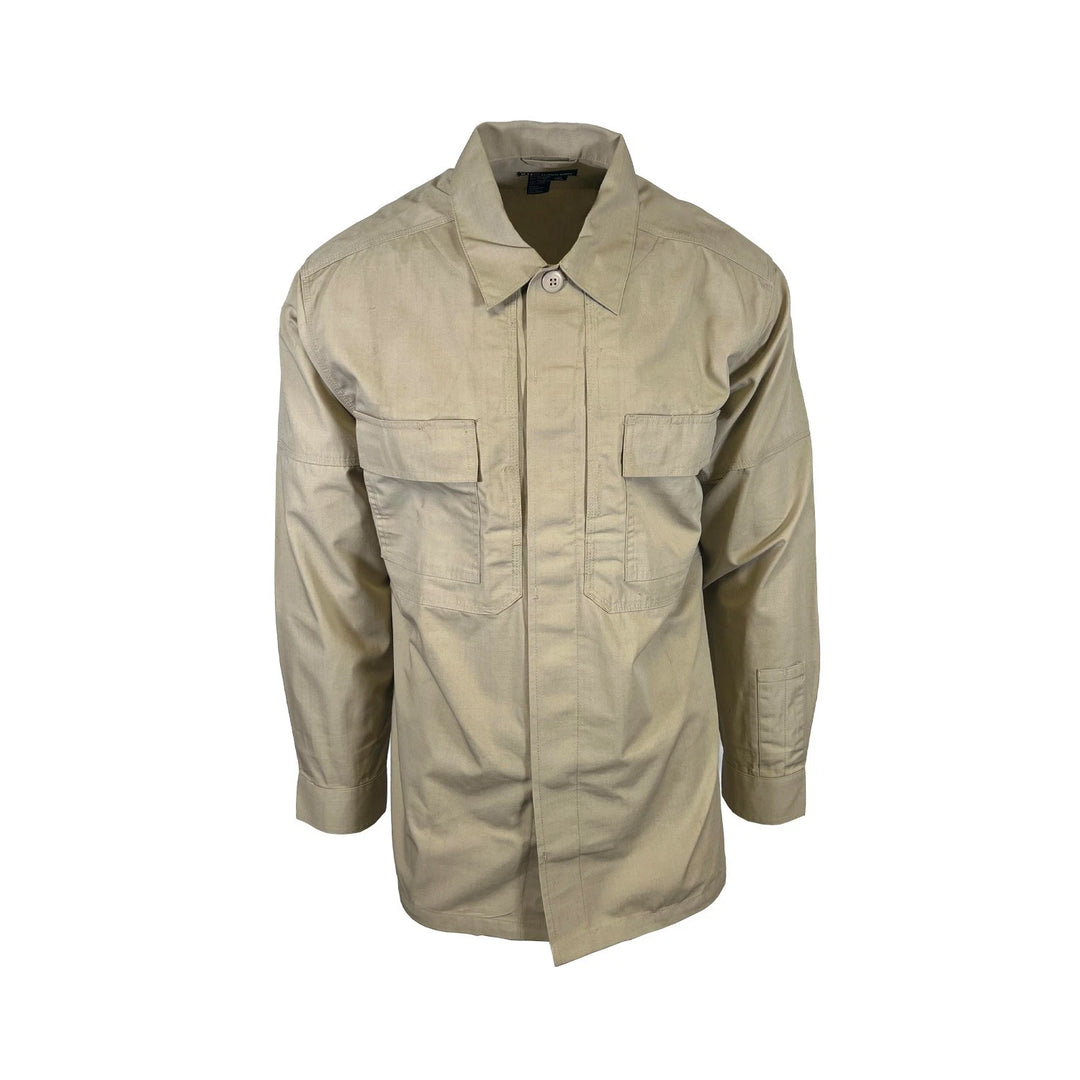 5.11 Tactical Men's Khaki Shirt Flexlite Pro Long Sleeve (S02)