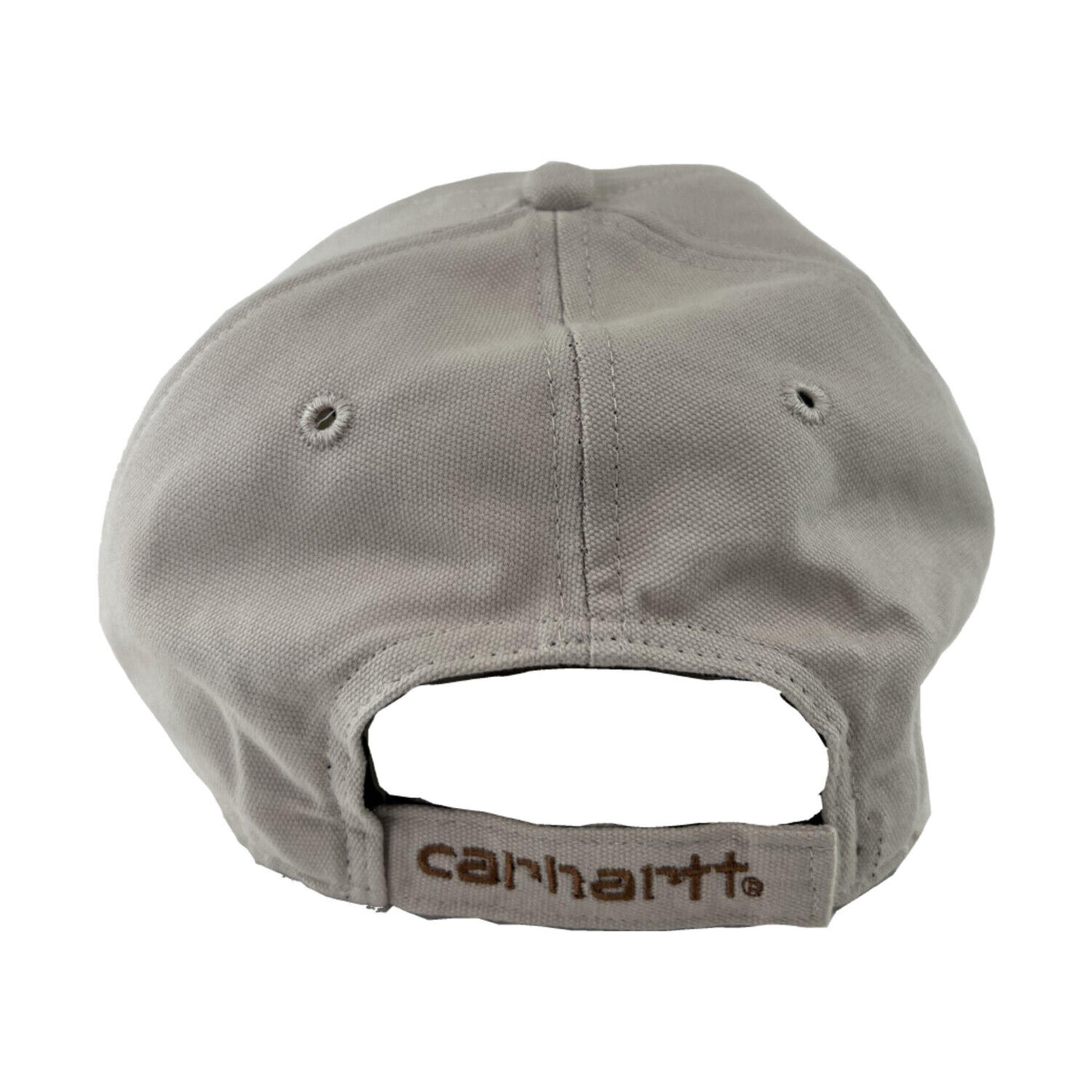 Carhartt Beige Canvas Cap FastDry Comfort Center Logo Patch (S02)