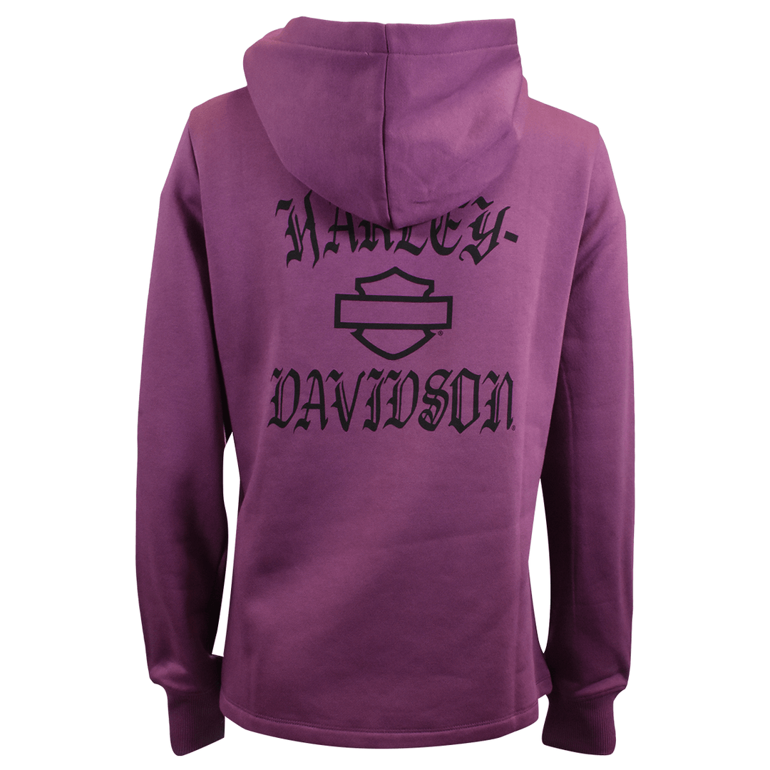 HD Branded Women's Hoodie Wood Violet Rebellious Laced Pullover (S06)