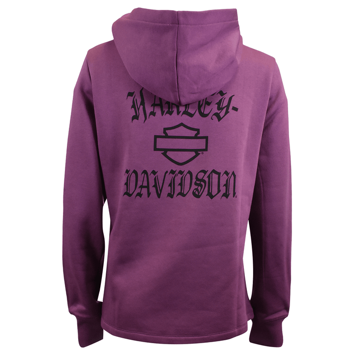 HD Branded Women's Hoodie Wood Violet Rebellious Laced Pullover (S06)