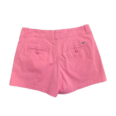 Vineyard Vines Women's Strawberry Moon Shorts Everyday Solid Pockets (S03)