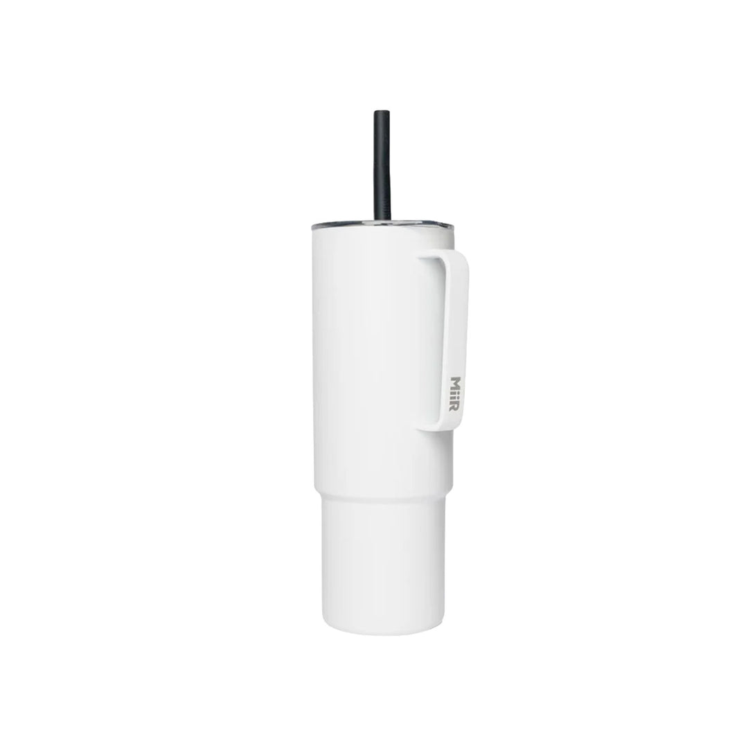 MiiR 32 oz White All Day Insulated Straw Cup with Handle (S20)