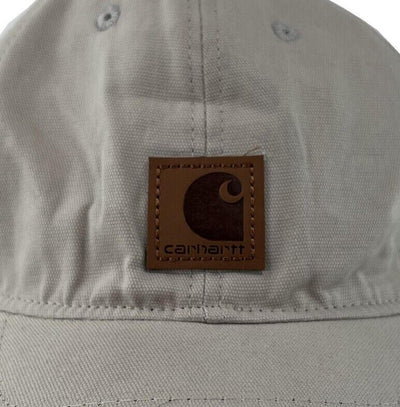 Carhartt Beige Canvas Cap FastDry Comfort Center Logo Patch (S02)