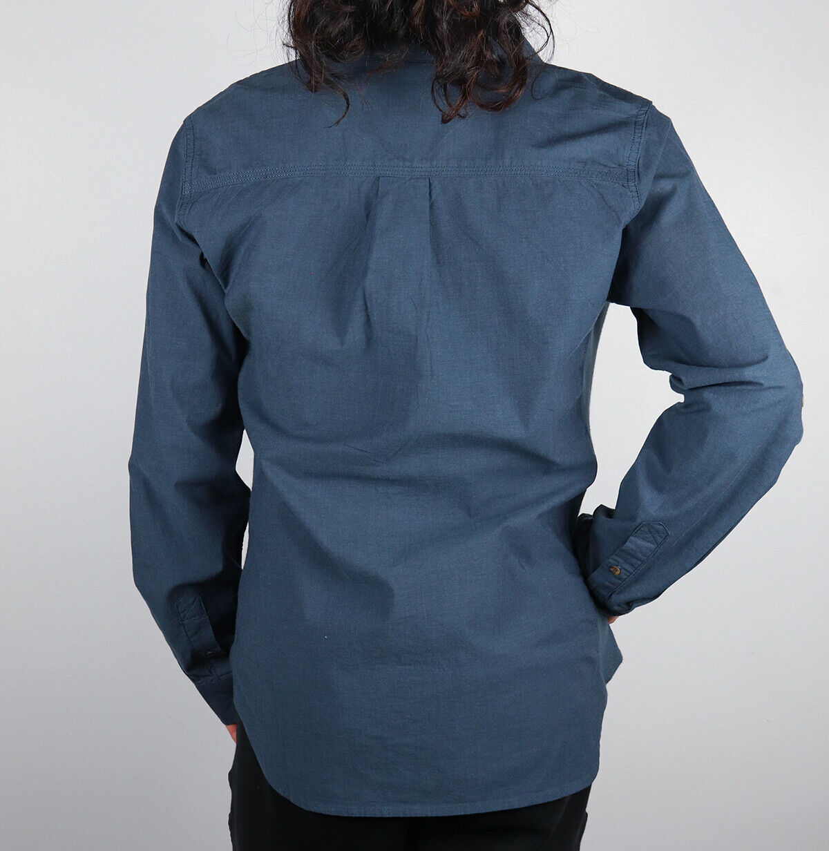 Carhartt Women's Prussian Blue L/S Woven Shirt (209)