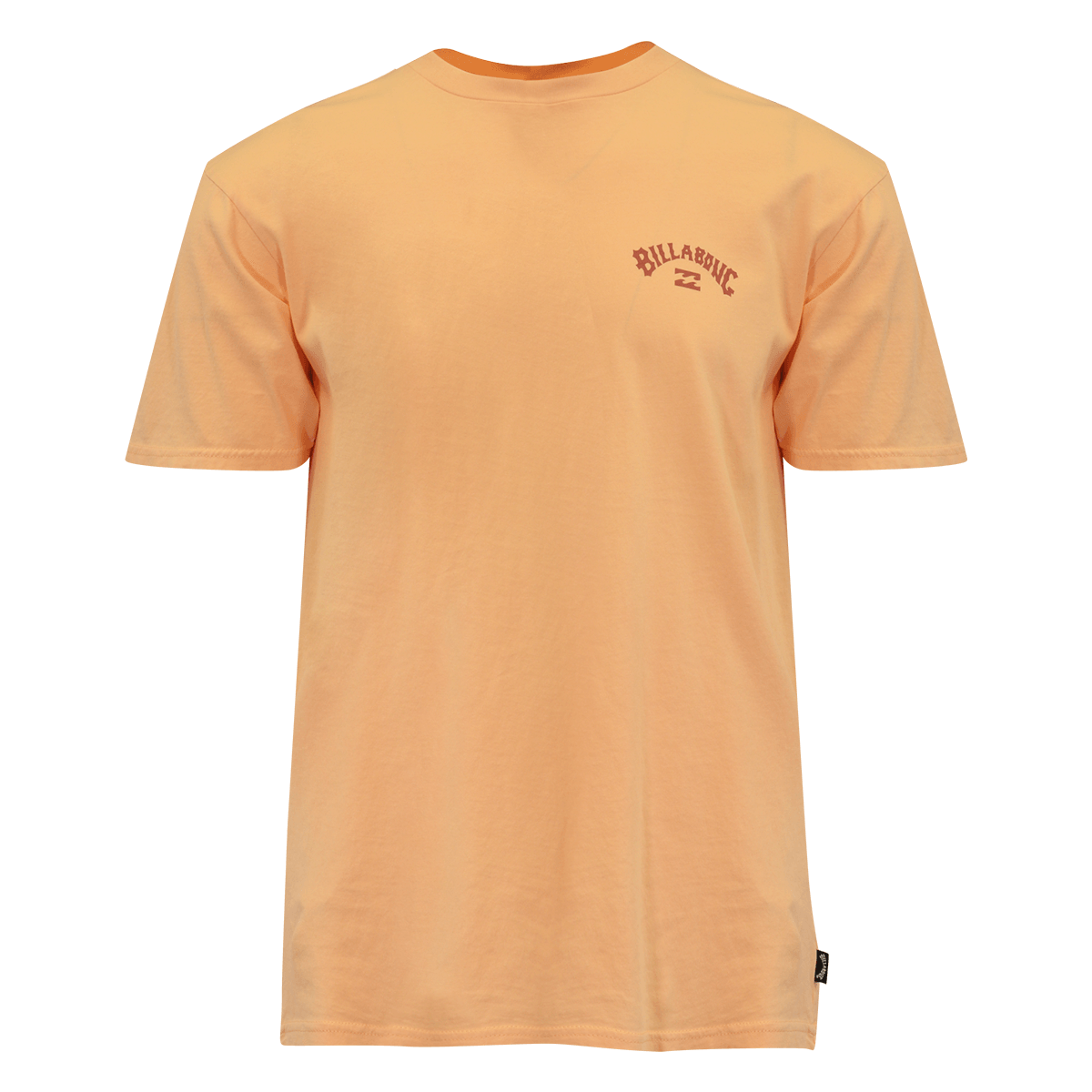 Billabong Men's T-Shirt Peach Wave Washed Chest Logo S/S (S11)