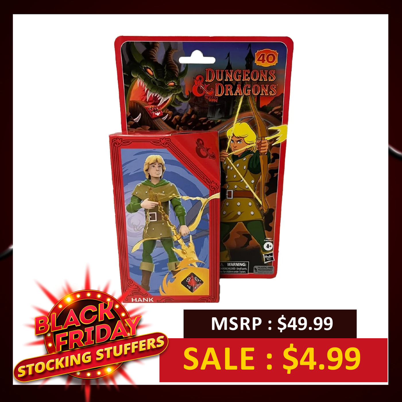 Dungeons & Dragons Cartoon Hank The Acrobat Action Figure (S19)