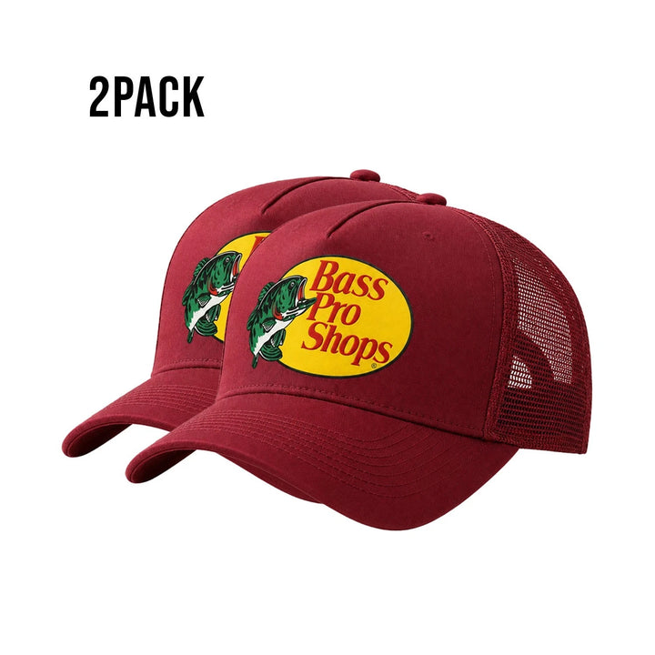Bass Pro Shops Club Cap Maroon Snapback Outdoor Youth&