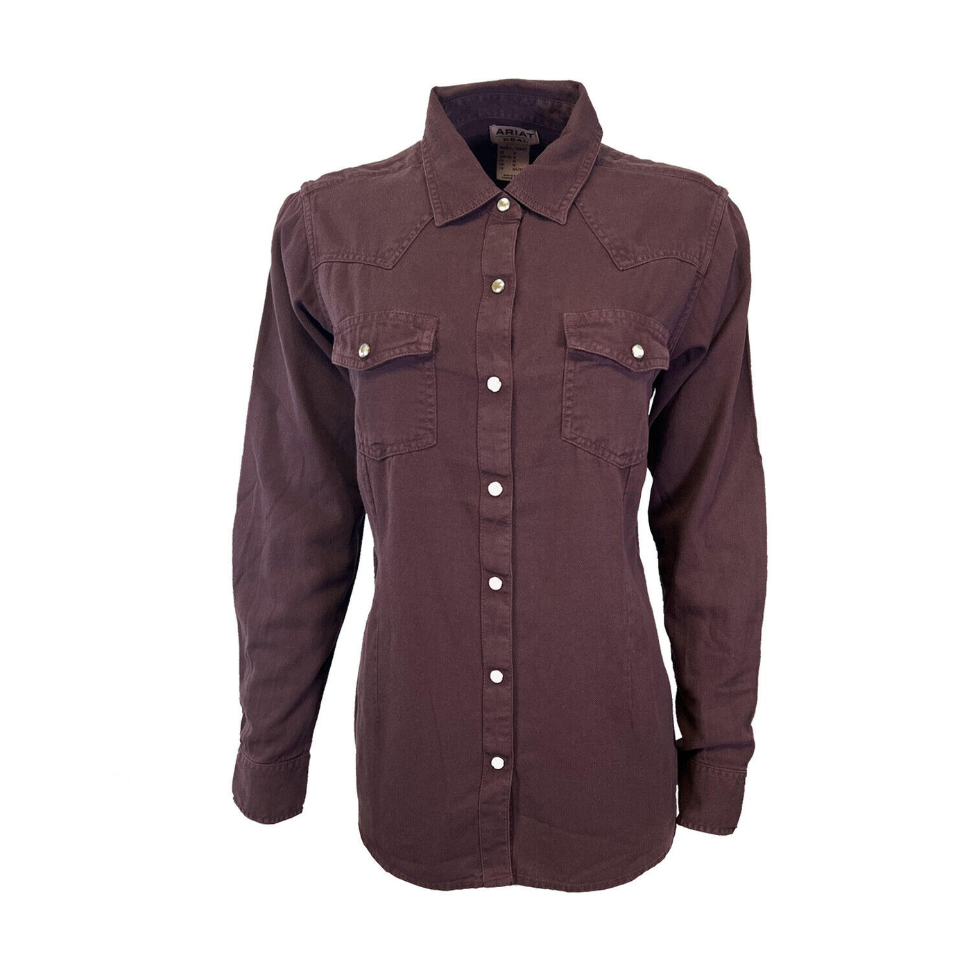 Ariat Women's Chocolate Truffle Shirt Real Jurlington Snap Western (S15)