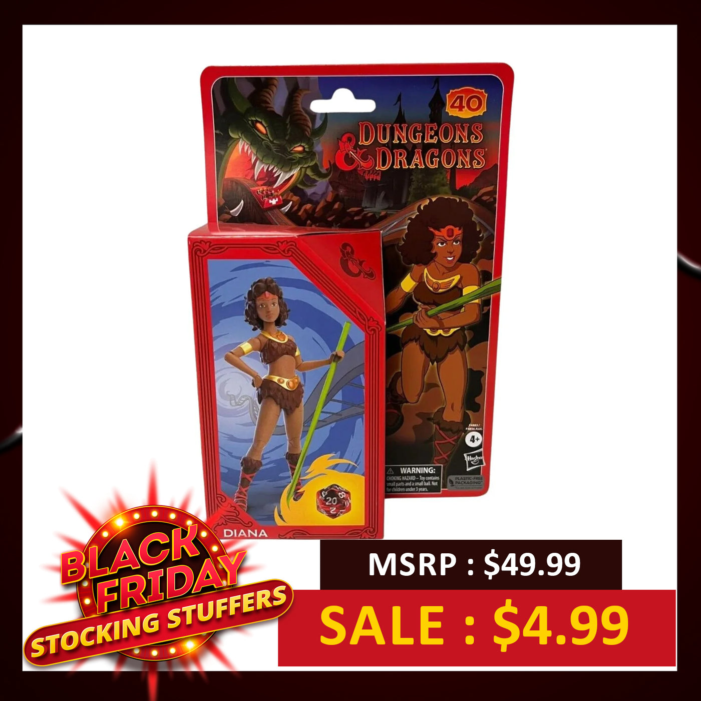 Dungeons & Dragons Cartoon Diana The Acrobat Action Figure (S18)