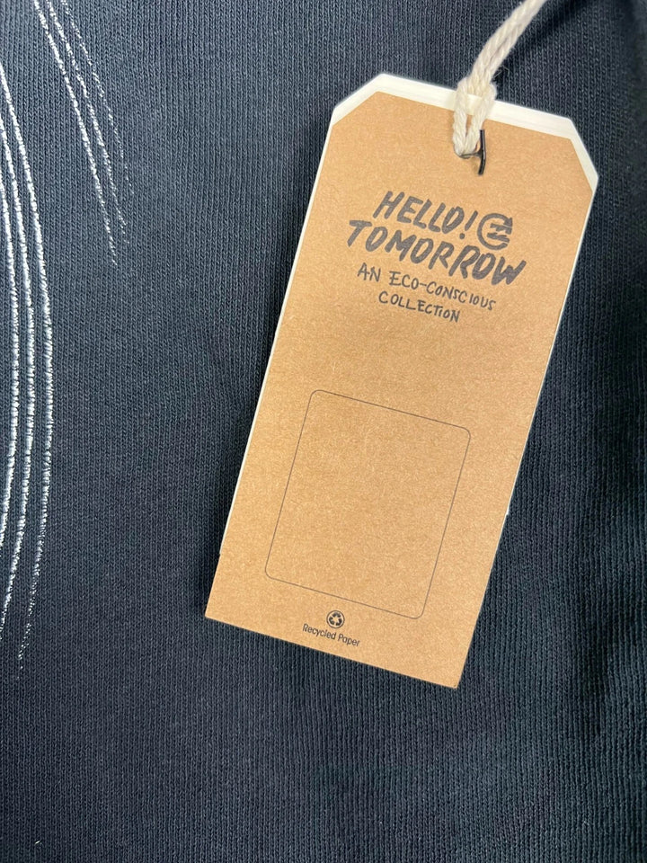 Billabong Women's Black T-Shirt World Tour 1973 Graphic Print Tee S/S (S01)