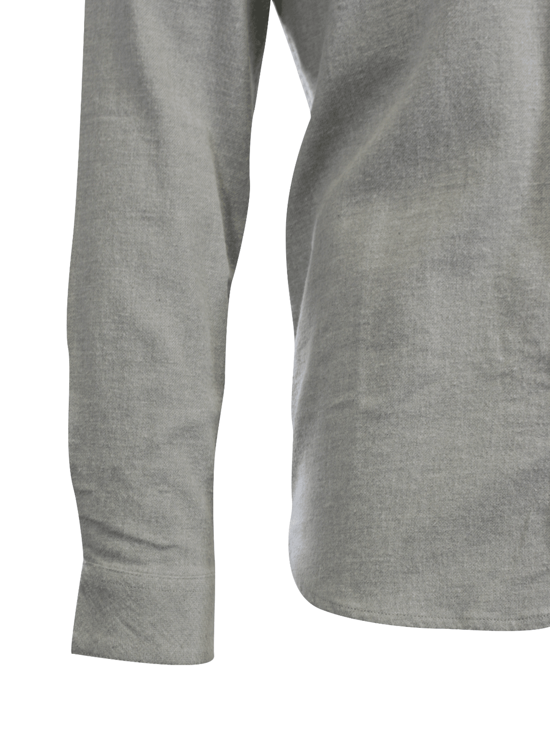 O'Neill Men's Light Grey Shirt Redmond Solid Stretch Flannel Long Sleeve (S22)