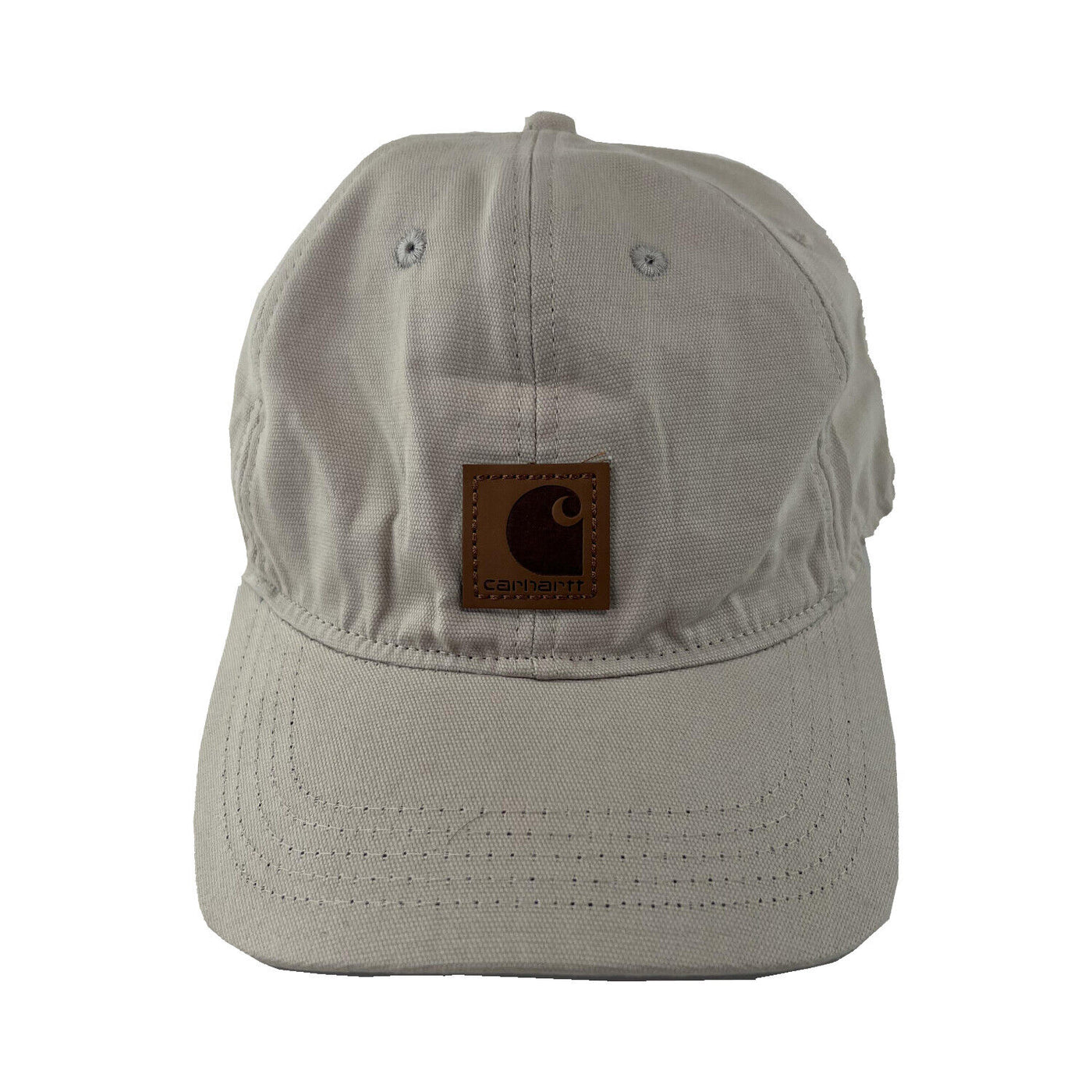 Carhartt Beige Canvas Cap FastDry Comfort Center Logo Patch (S02)