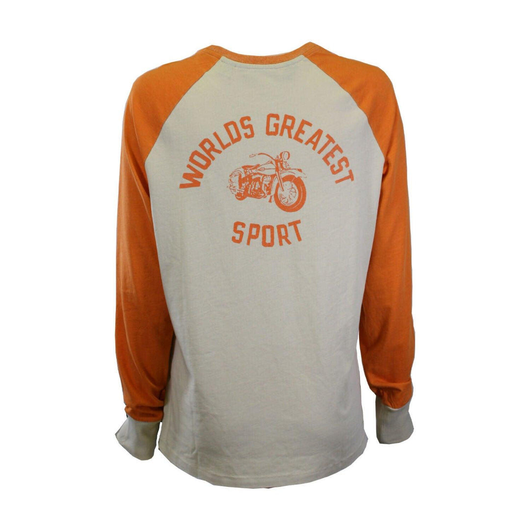 HD Branded Women's T-Shirt Orange World's Greatest Sport L/S Tee (S42)
