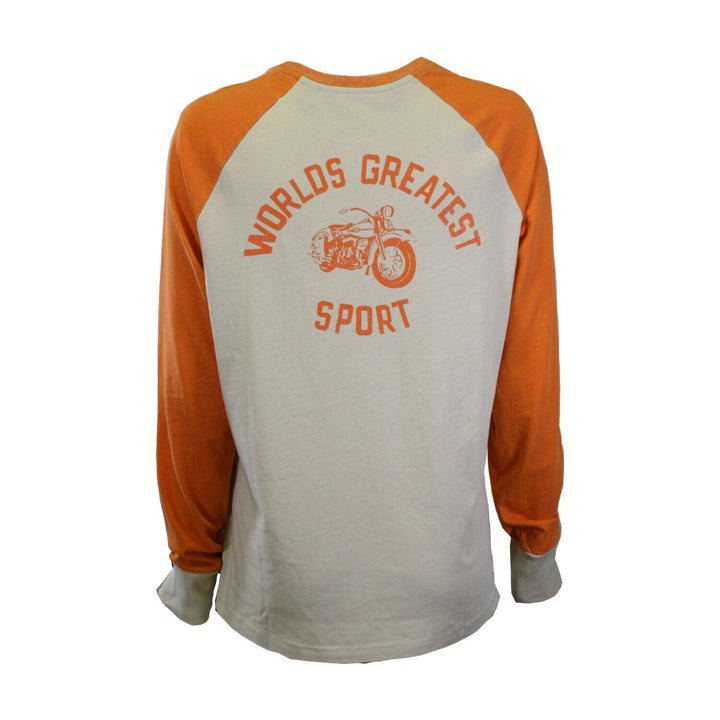 HD Branded Women's T-Shirt Orange World's Greatest Sport L/S Tee (S42)