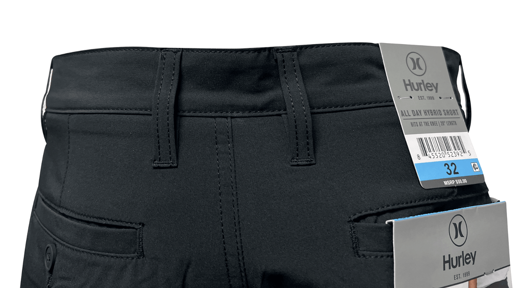 Hurley Men's All Day Hybrid 4-Way Stretch Walk Shorts - Quick Dry, Reflective, Machine Washable