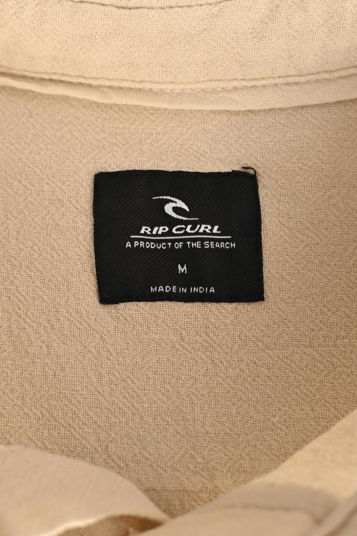 Rip Curl Men's Shirt Bone Linen Short Sleeve Woven (S12)