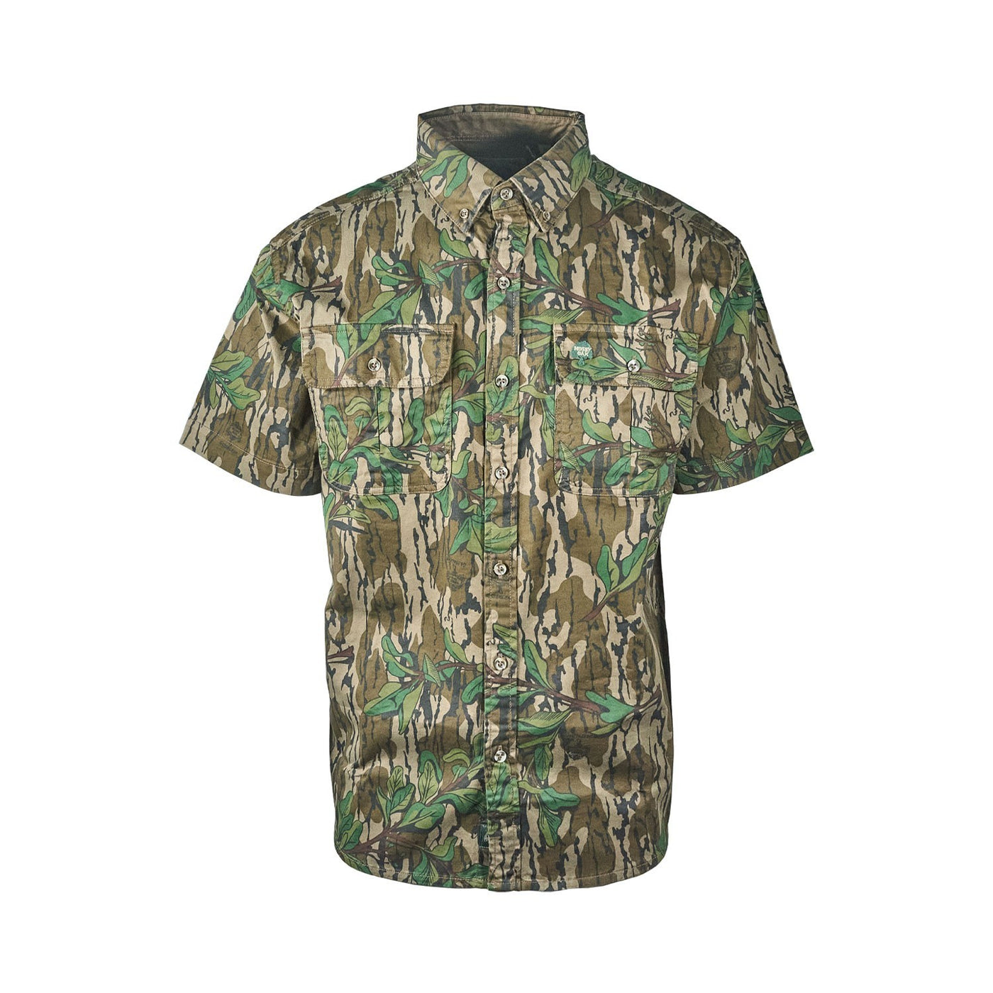 Companions Mossyoak Men's Shirt Dirt Cotton Twill Pocket S/S (S01 - S08)