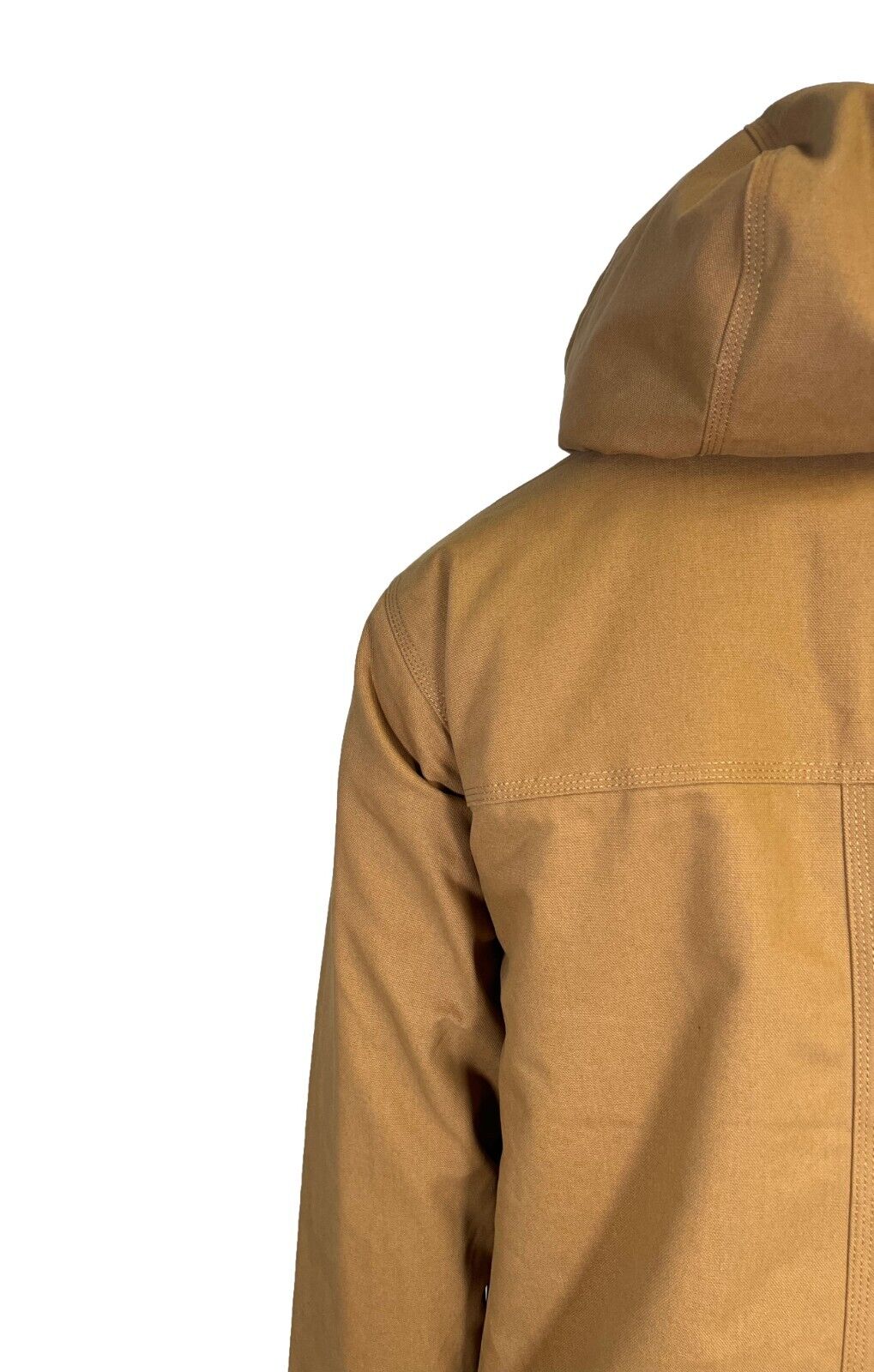 Magellan Outdoors Men's Brown Jacket Work Sherpa-lined Duck L/S (S02)