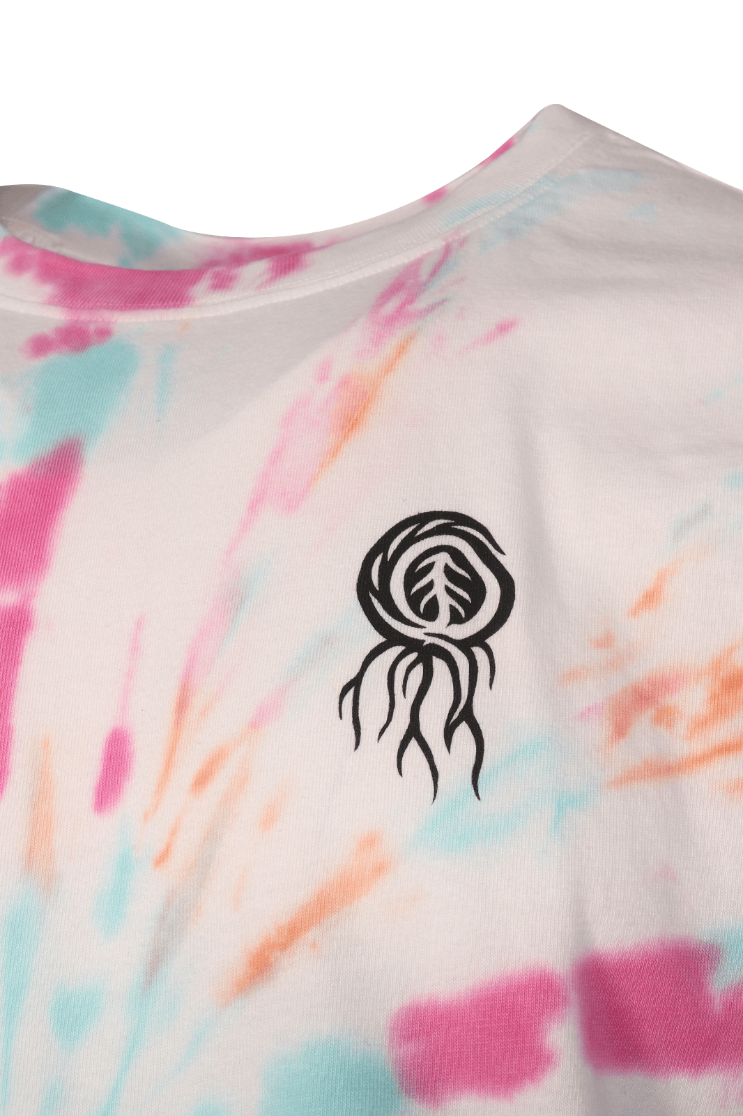 Element Men's T-Shirt White Multicolor Wander Tye-Dye S/S (S02)