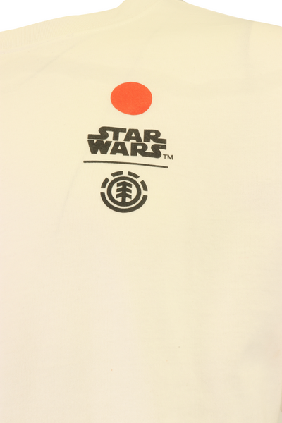 Element x Star Wars Men's T-Shirt White Red Circle Graphic Sleeves L/S