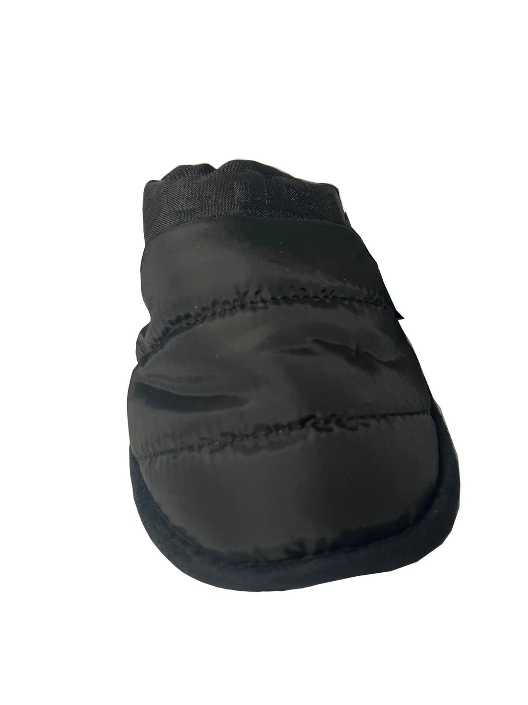 Bench Juniors Kid's Black Puffer Slippers Sherpa Quilted Slide FiberFill (S03)