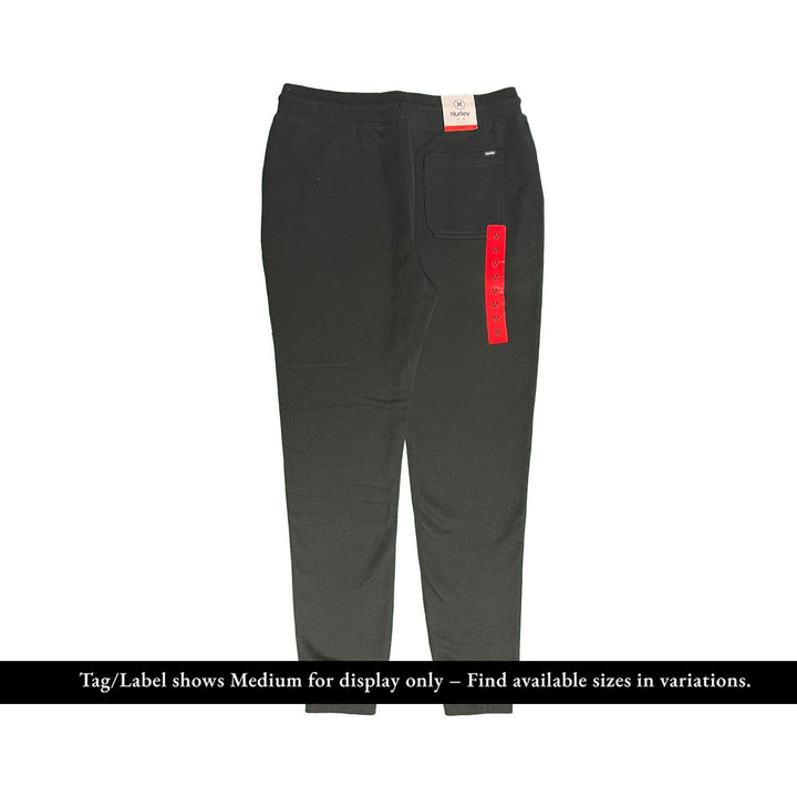 Hurley Men’s Fleece Jogger Black - Dark Grey Heather - Navy (S03)