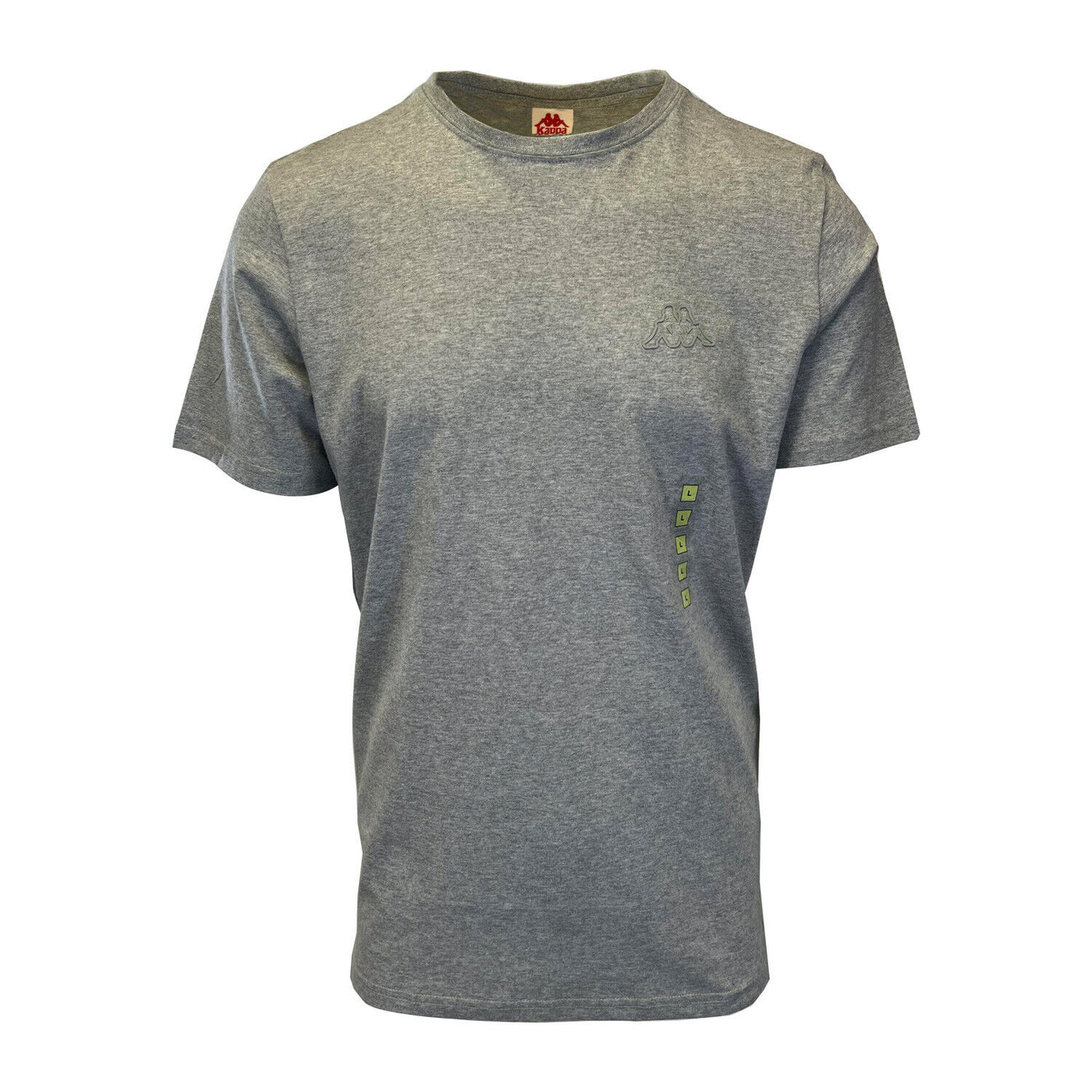 Kappa Men's T-Shirt Grey Crew Neck Solid Regular Fit S/S (S09)