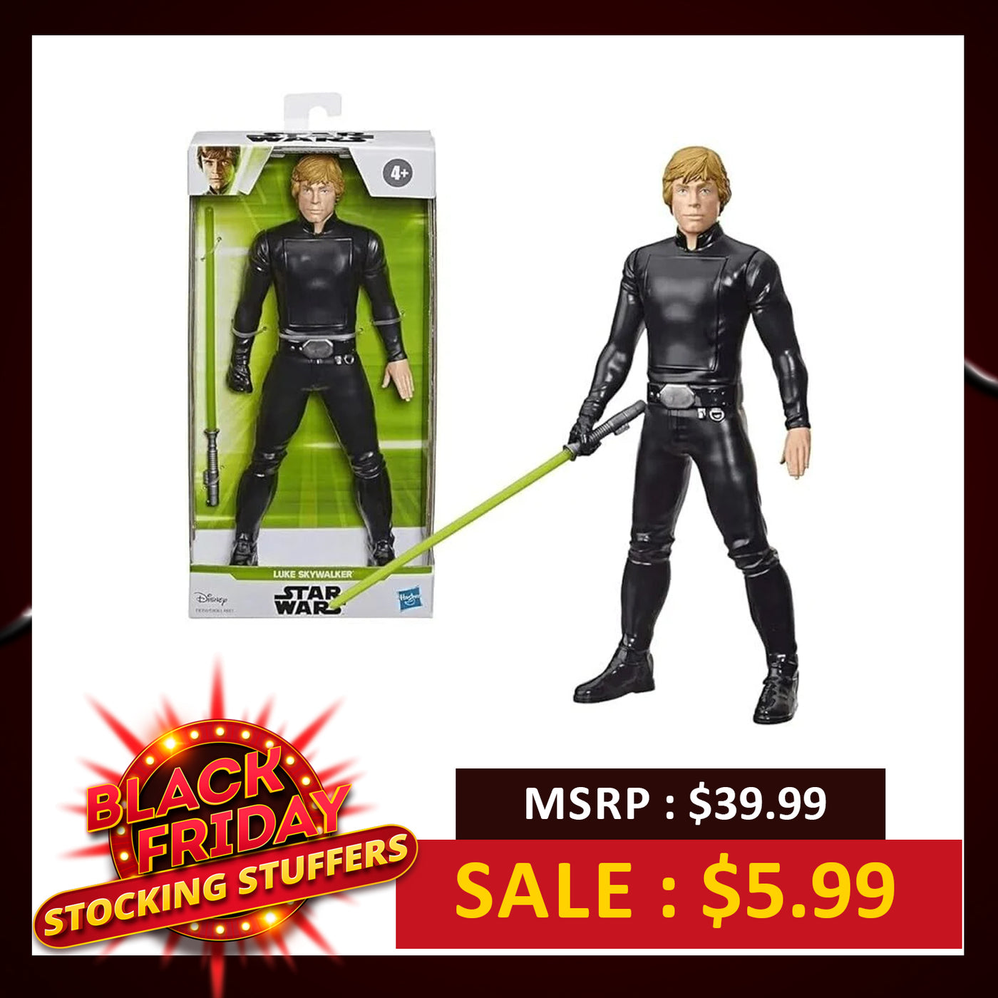 Star Wars Luke Skywalker 9inch Action Figure (S30)