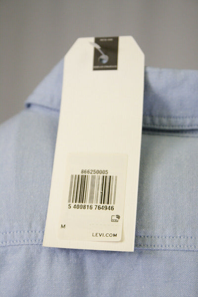 Levi's Men's Slim Fit Dress Blue L/S Shirt (S01)