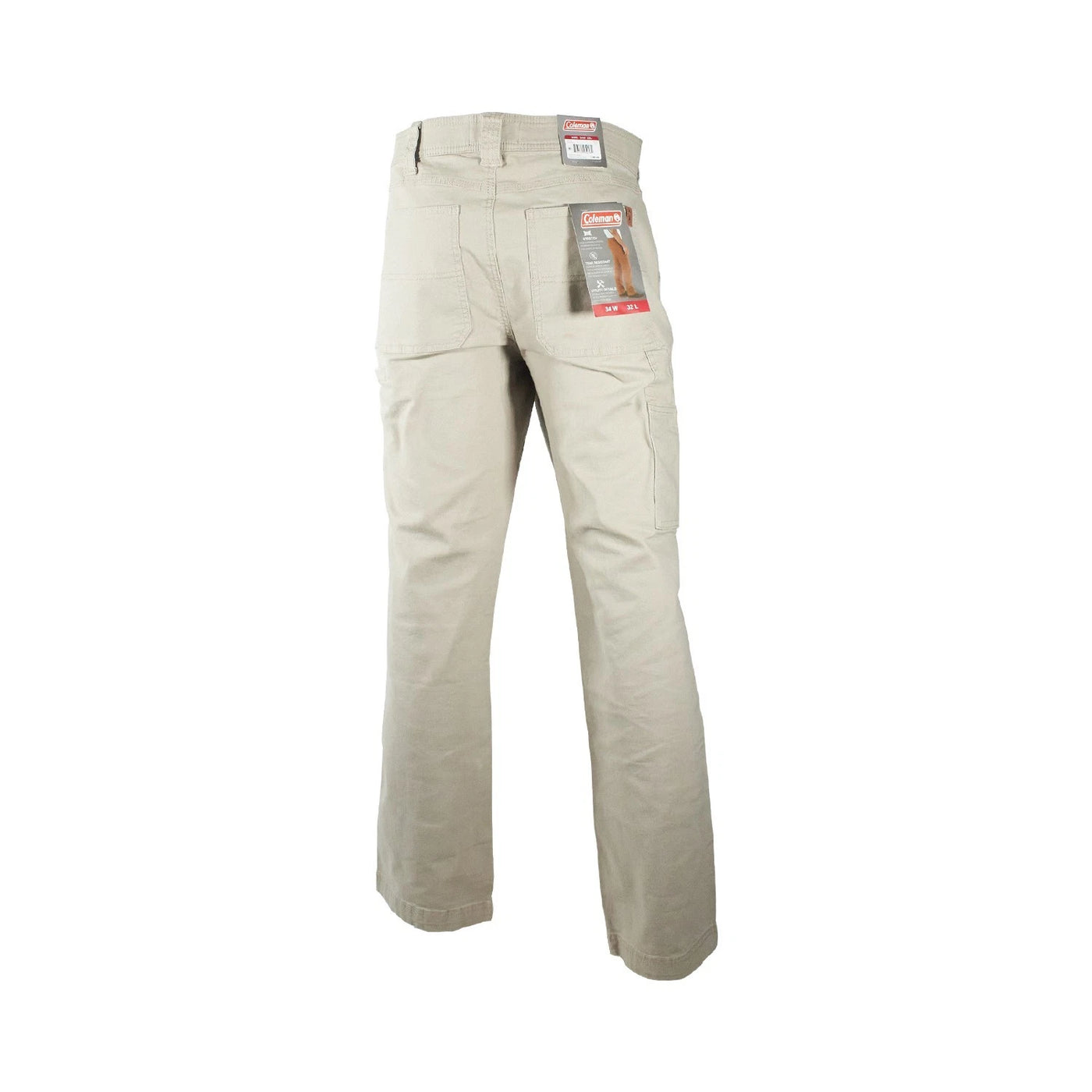 Coleman Men's Pant Canvas Utility Extreme Comfort Copper, Oat