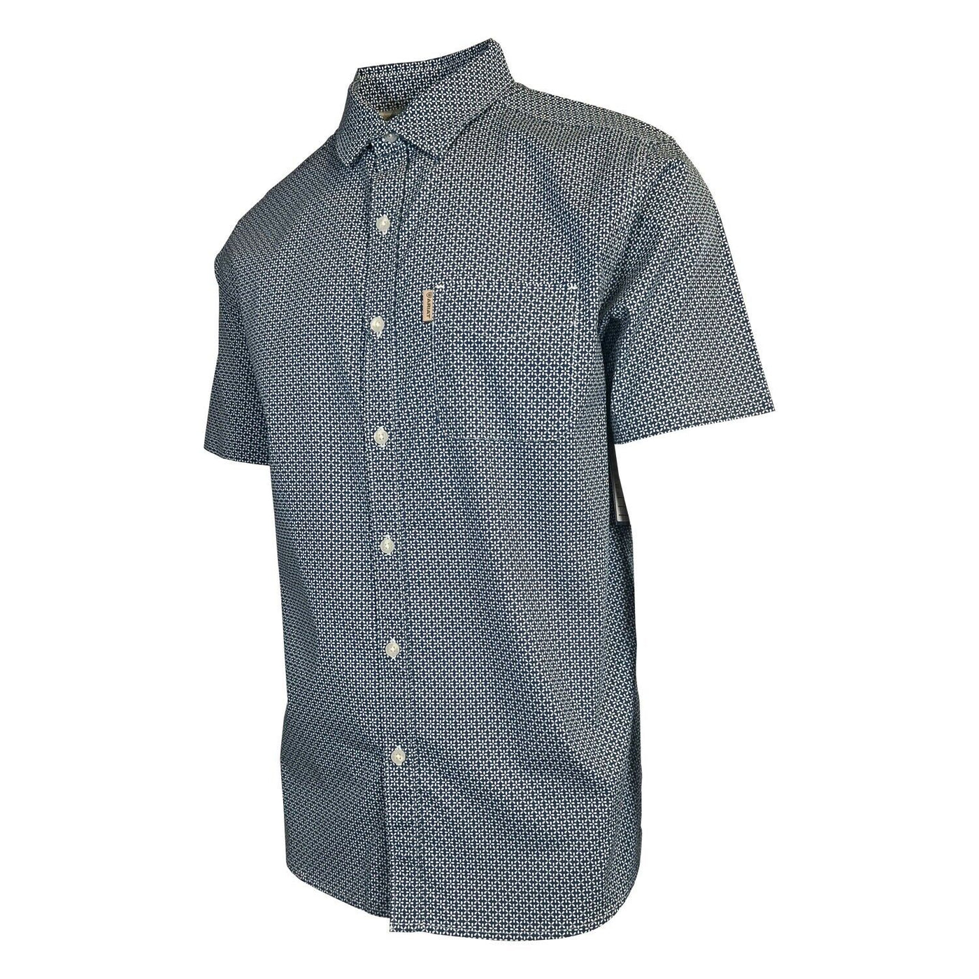 Ariat Men's Blue Ridge Shirt Miller Stretch Modern Fit Button Up S/S (S30)