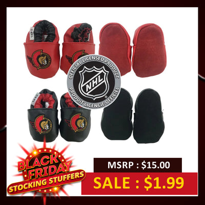 NHL Faux Leather Baby Booteez