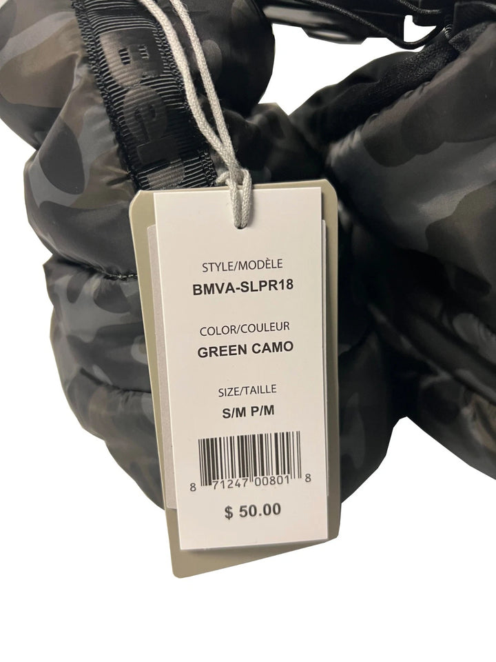 Bench Men's Green Camo Puffer Slippers Indoor FiberFill (S05)