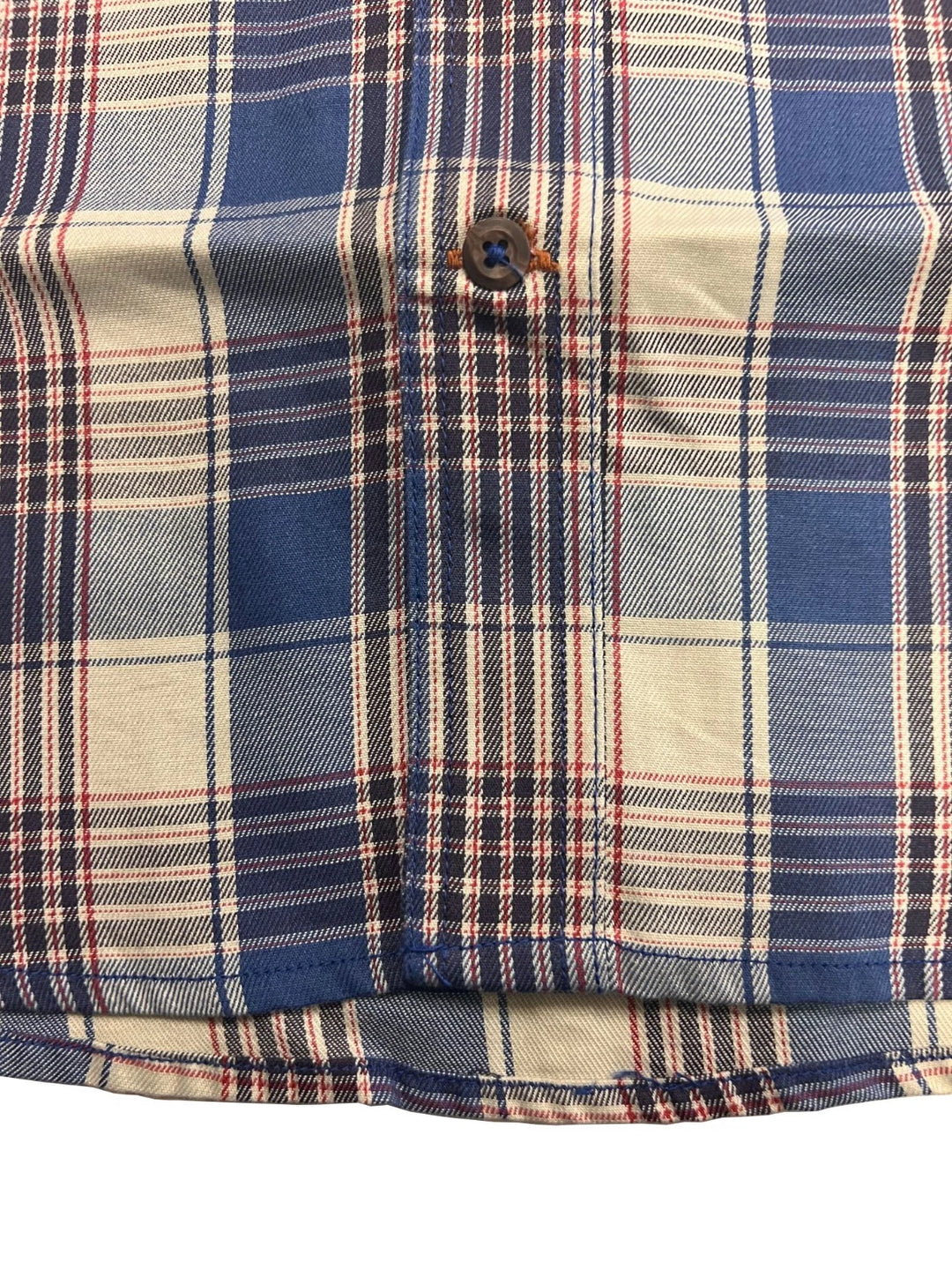 Carhartt FR Men’s Blue &amp; White Plaid Shirt Rugged Flex Workwear L/S CAT 2 (S373)