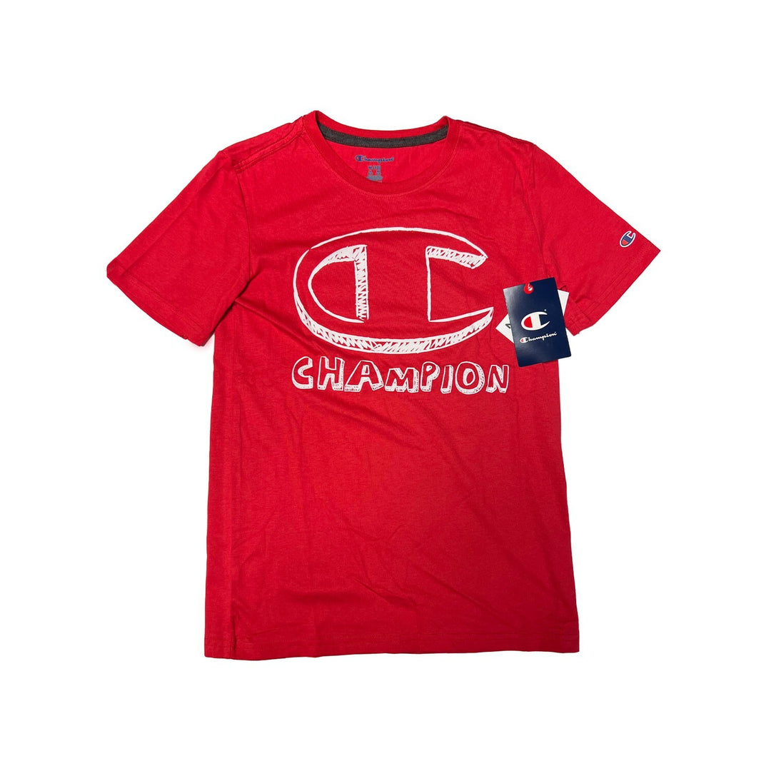 Champion Boy’s Red Grey T-Shirt &amp; Short Set (S03)