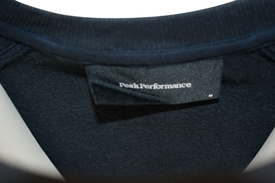 Peak Performance Men's Sweatshirt Navy Block Letters Long Sleeve (S02)