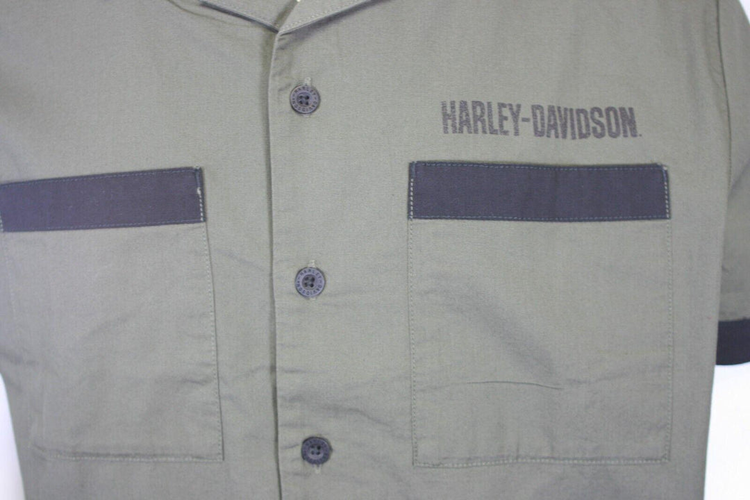 HD Branded Men's Shirt Grape Leaf Combustion S/S Woven (S53)