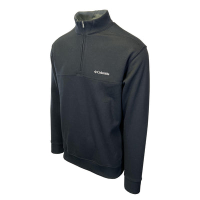 Columbia Men's Black Sweatshirt Hart Mountain Half Zip L/S (S05)