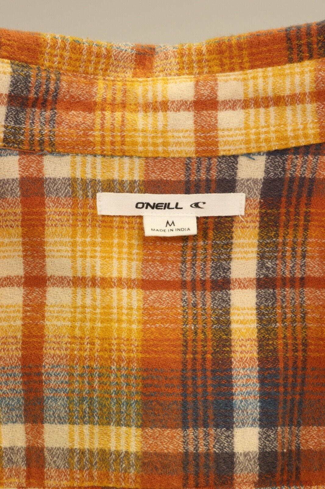 O'Neill Women's Flannel Shirt Sunshine Yellow Coat Check L/S (S15)