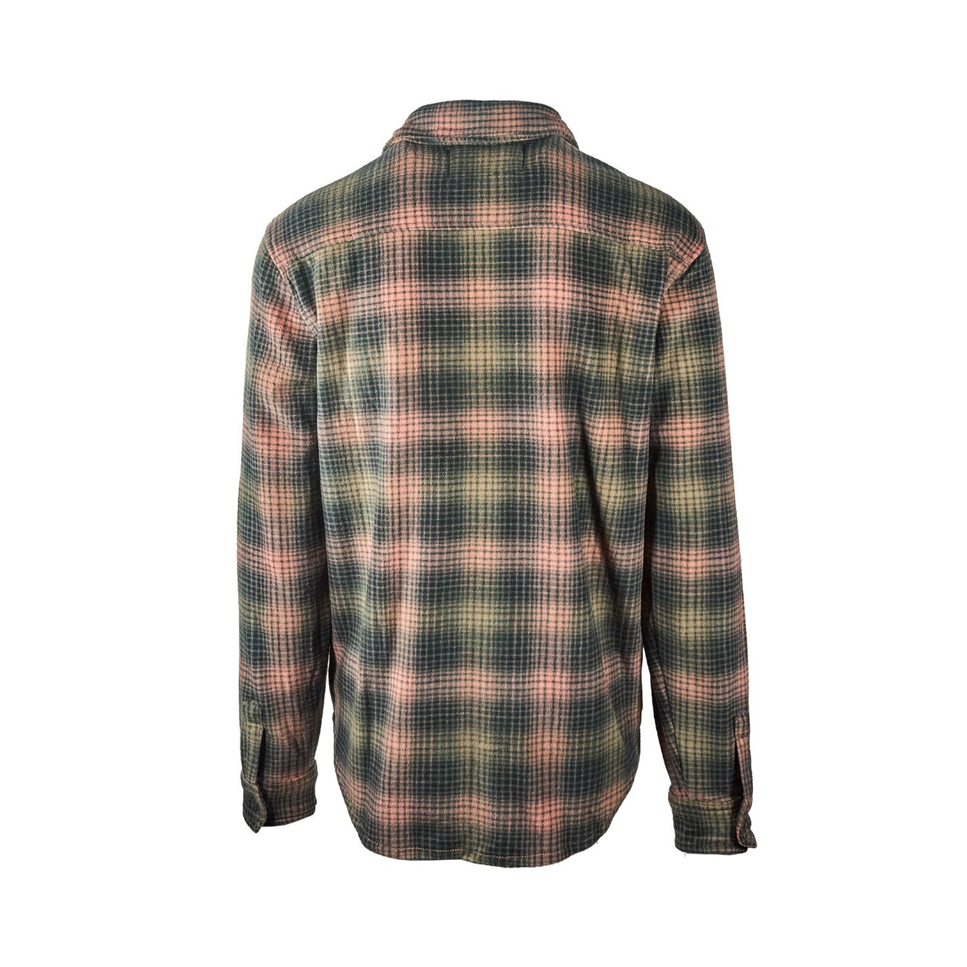Billabong Men's Multicolour Fleece Furnace Flannel Printed DWR Overshirt Pocket