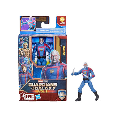 Marvel Studios’ Guardians of the Galaxy Vol. 3 Drax Action Figure, Epic Hero Series (S50)
