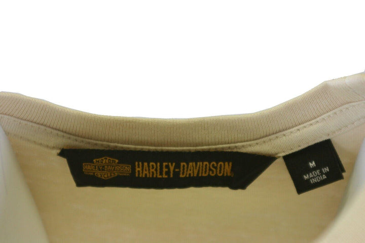 HD Branded Women's T-Shirt Cream Cross-Stitch Flying Eagle L/S Tee (S45)