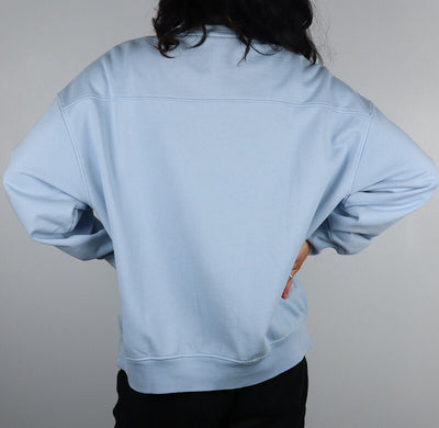 Levi's Women's Oversized Pastel Blue L/S Crewneck Sweater