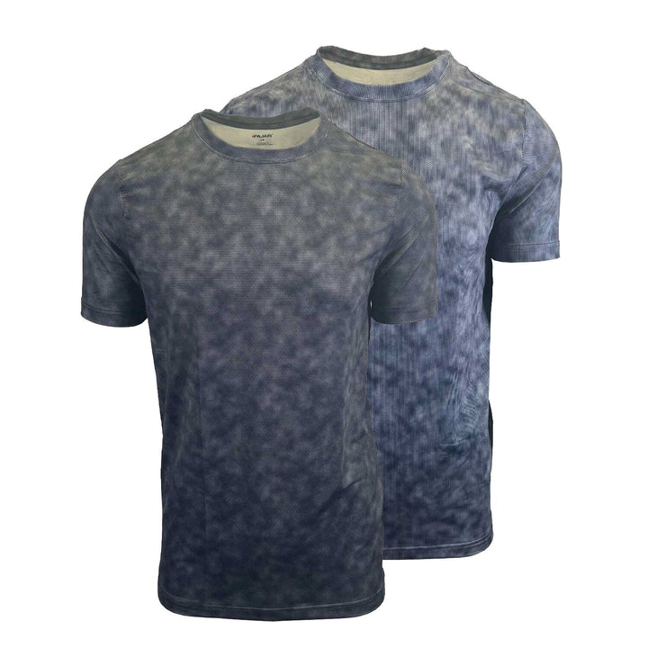 Pajar Men's T-Shirt Performance Moisture Wicking S/S (S01) - Blue & Grey