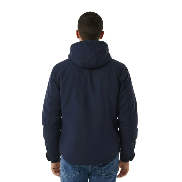 Rip Curl Men's Dark Navy Jacket Gibbos Sherpa Lined (S03)